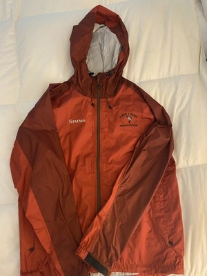 Simms Technical Rain Jacket with custom A Bar A Ranch branding