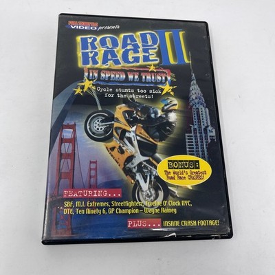 Road Rage II DVD 1990 Extreme Motorcycle Stunts Wayne Rainey