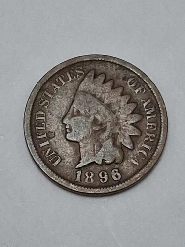 1896  Indian Head Cent Penny Circulated But Nice  US Type Coin Collectable IH231