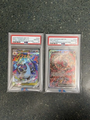 Mega Charizard UPC Promo PSA 10 Sequential Mega Charizard X ex Oricorio ex