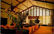 Postcard Ponce De Leon Lodge and Golf Club Lobby St Augustine Florida FL