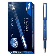 DELI 0.7mm Gel Pen for School Office Smooth Writing Tools Stationery 12 PCS Pack