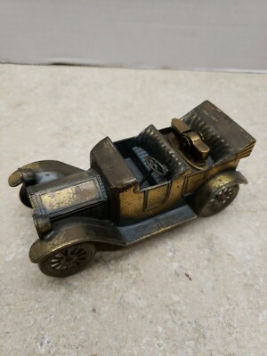 Vintage Brass 1913 Chevrolet Model Table Lighter Working Made In Japan Ebay