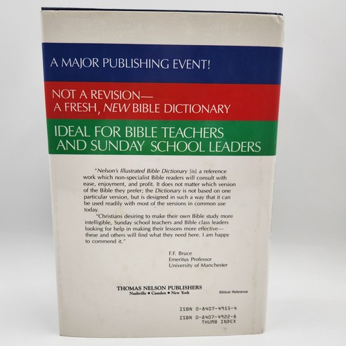 Nelson's Illustrated Bible Dictionary 1986 Edited by Lokyer Religious Reference - Picture 3 of 16