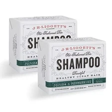 J·R·LIGGETT'S All-Natural Shampoo Bar for Hair, Jojoba / Peppermint Formula