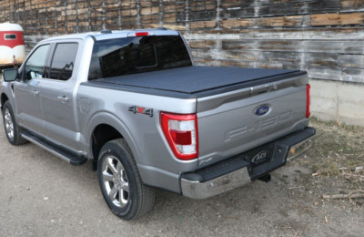 Lomax Black Diamond Plate Tonneau Fits 2005-2023 Ford F150 Lightning/Raptor 5'7''