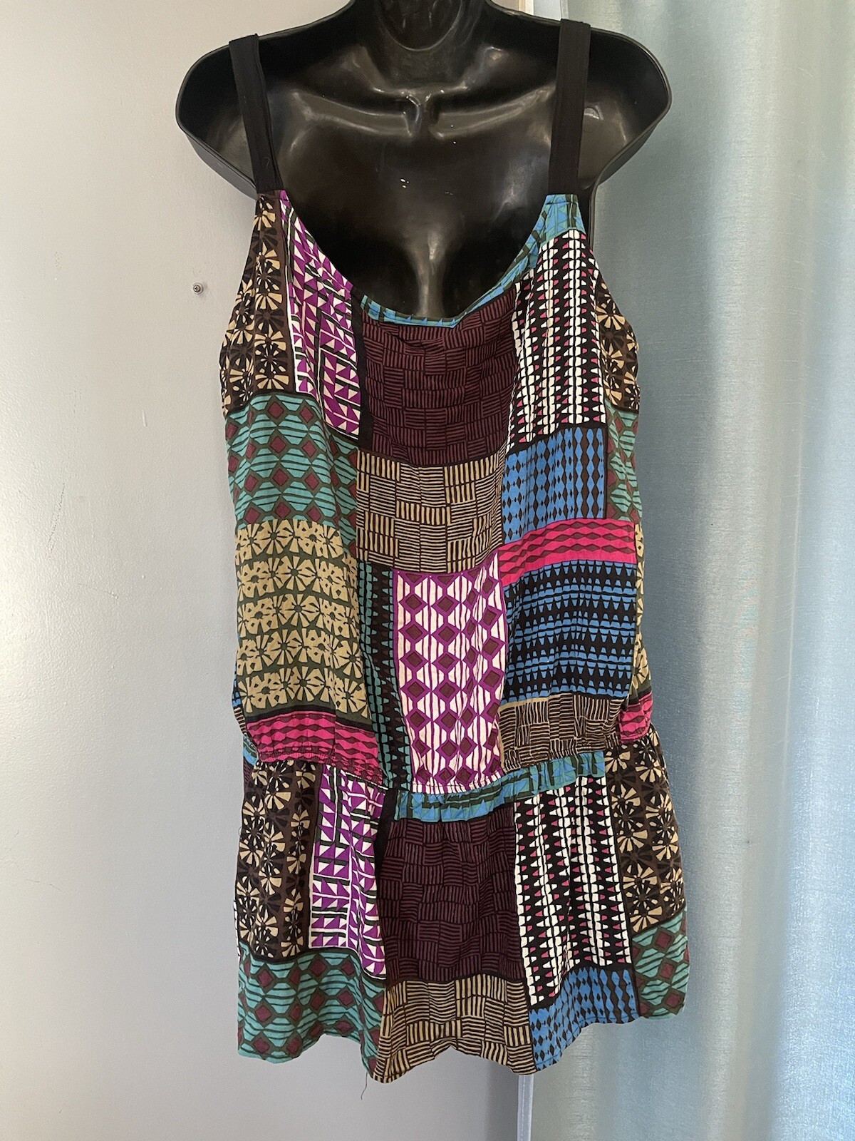 Avenue beautiful patchwork style pattern tank top… - image 2