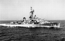 Postcard USS James C Owens DD-776 Destroyer