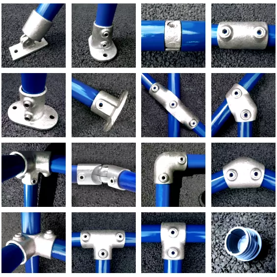 Pipe Clamp System 42mm Fittings Connectors 42.4mm Tube