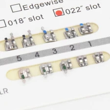 Dental Orthodontic Bracket Brace MIM Monoblock Mini Standard MBT 022 3 4 5 Hook