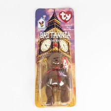 Britannia The Bear 1999 McDonalds Ty Beanie Baby Rare Errors 1993 OakBrook Colle