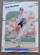 1988 Fleer Orel Hershiser Los Angeles Dodgers #518