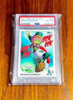 2021 Topps Project 70 - Alex Pardee Dennis Eckersley #257
