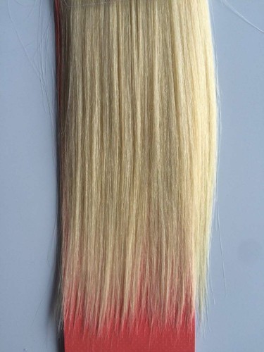 12"-22" 100g Straight Fiber Weft Synthetic Hair Extensions Hairpiece - Picture 32 of 46