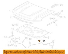 GM OEM 08-26 Astra Hood Hood Components-Bumper 22936953