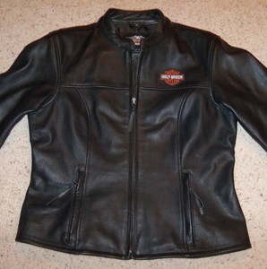 racer pebble davidson harley cafe jacket leather