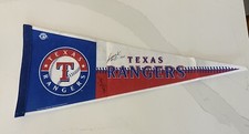 Texas Rangers Signed Pendant By Gary Pettis And Alexi Ogando