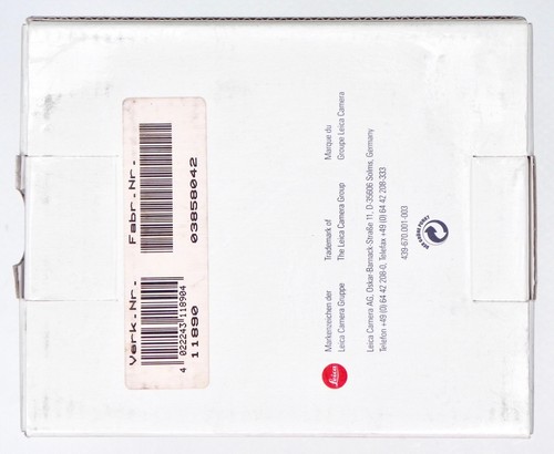 Leica 11890 Box for 28-35-50mm f4 Tri- Elmar-M ASPH. #3858042 - Picture 3 of 11