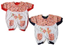 Pagliaccetto Tutina Neonato Bimbo Manica Corta KID' S GROUP by TAGLIONETTO-01