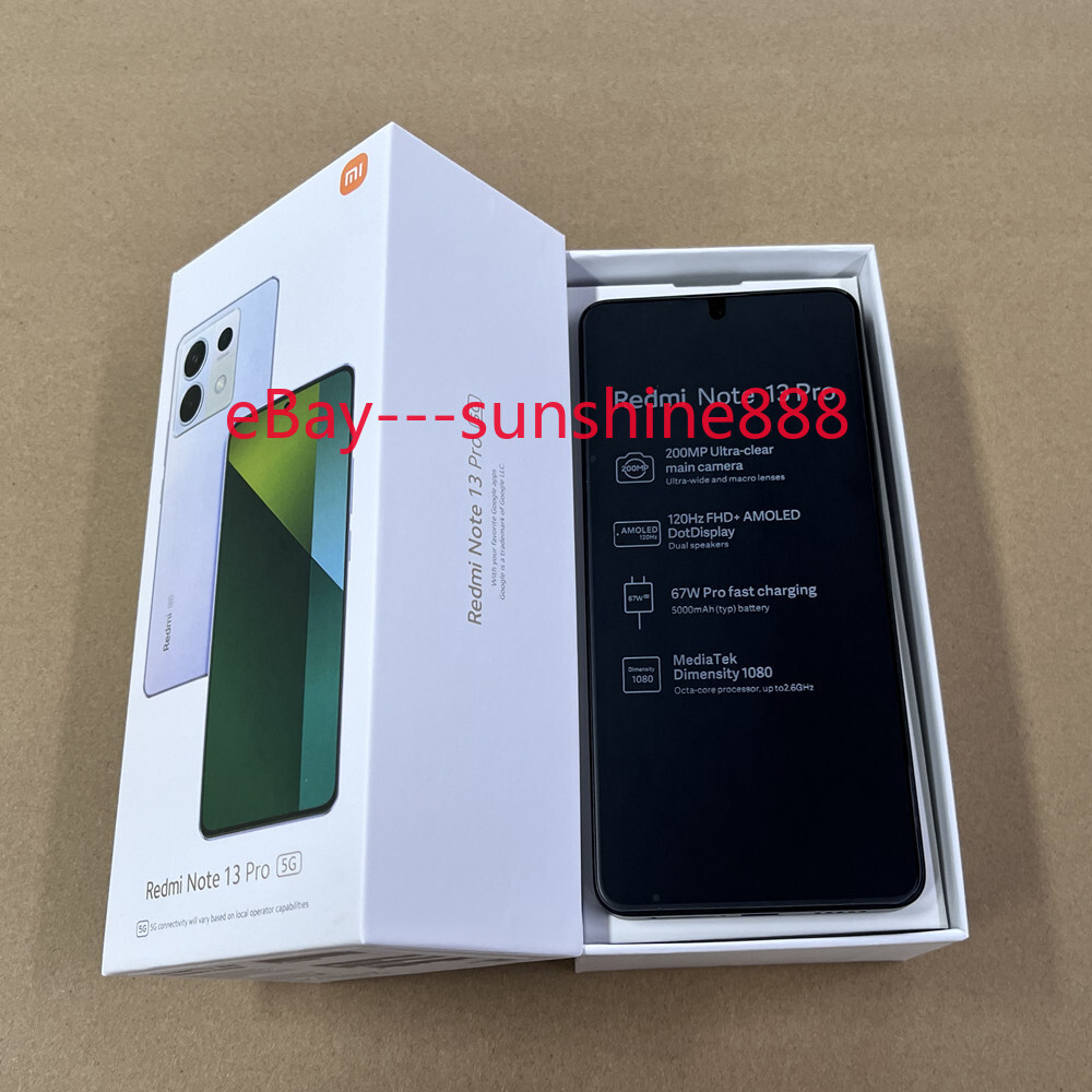 Xiaomi Redmi Note 13 Pro 本体 67W充電器付き Xiaomi Redmi Note 13 Pro 5G 128/256/512GB 200MP TripleCamera