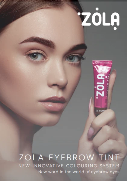 ZOLA Eyebrow and Eyelash Tint Set 5 pcs Professional Dye With Collagen + Oxidant - Image 3 of 4
