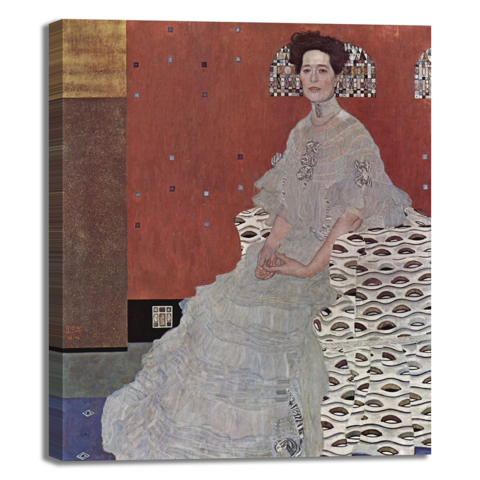 Gustav Klimt Fritza Riedler design quadro stampa tela dipinto telaio arroto casa Gustav Klimt Fritza Riedler design quadro stampa tela dipinto telaio arroto casa