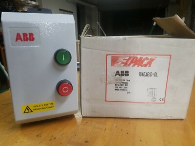 NEW ABB E-Pack 7.5kW DOL Starter Model 184EXE1D-OL 