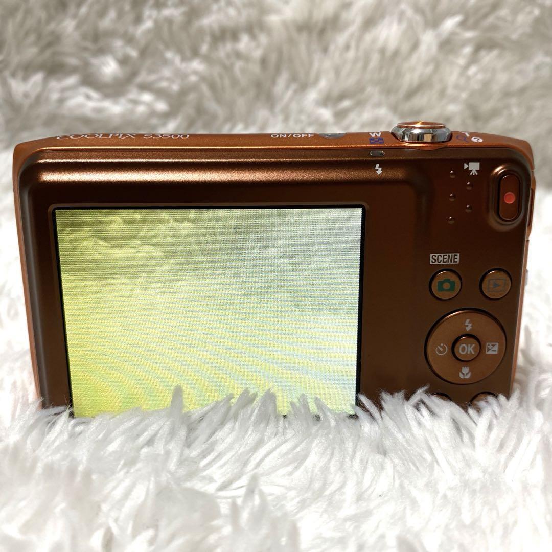 Nikon COOLPIX S3500 Orange 20.0MP Digital Camera 7x Wide Nikon COOLPIX S3500 Orange 20.0MP Digital Camera 7x Wide