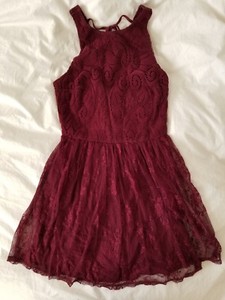 hollister velvet dress