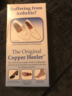 The Original Copper Heeler Insoles Women's UK size to Arthritis Joint  Relief UK
