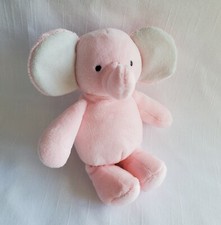 Just One You Carters Pink Elephant Plush Rattle Crinkle Ears Baby Lovey 9 inch