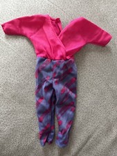 abito vestito tuta originale MATTEL BARBIE vintage anni 70/80 fuxia