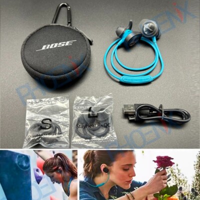 Bose SoundSport Wireless Bluetooth In Ear Headphones Earphones - Blue US