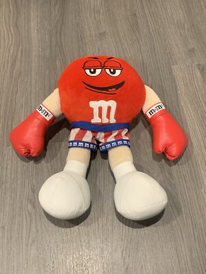 Brand New M&M Boxer Rare Red Plush Toy Coolest Plush Ever