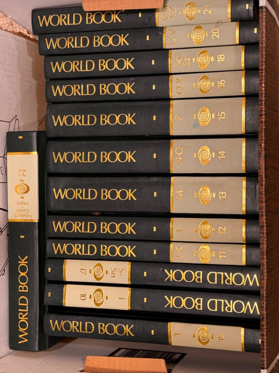 Perfect Condition-The World Book Encyclopedia 1987 Complete Set or