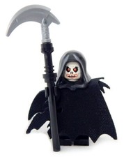 NUOVO LEGO GRIM REAPER MINIFIG personaggio minifigure angelo della morte halloween fantasma