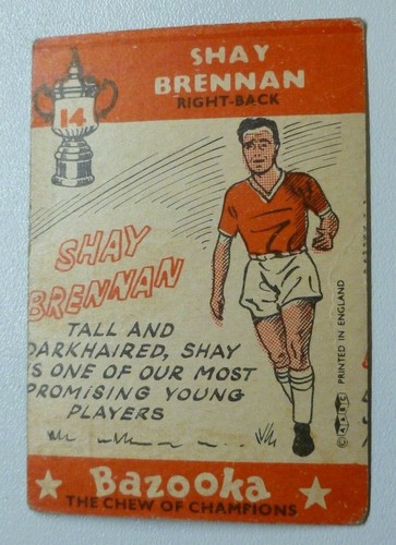 A. & B. C. Gum 1962 Footballers ( Bazooka ) Odd Cards LAST ONE see Menu - Picture 9 of 35