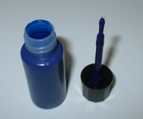 [1 l = 425 €] Tauchlack, Glühlampenfarbe    10ml  BLAU    --NEU-- - Bild 1 von 4