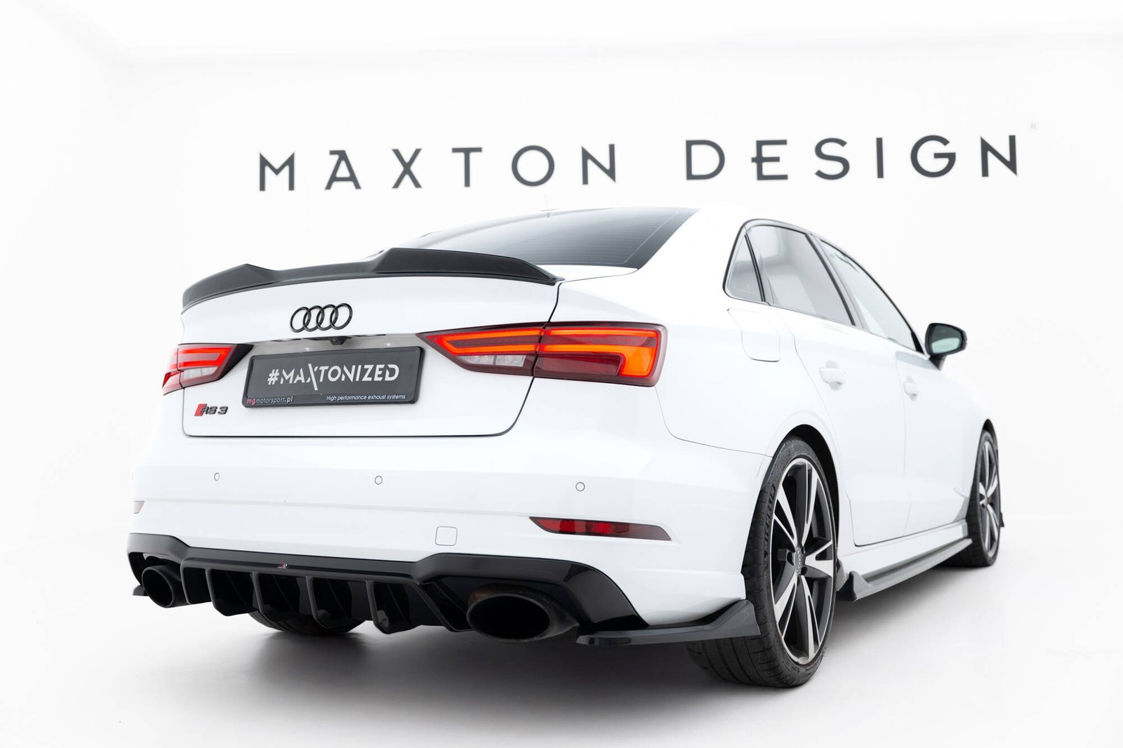 Diffuseur Maxton Audi RS3 8V Facelift Sedan pour sorties circuit et rassemblements