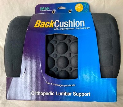 IMAK Back Cushion with Pressure Point Massage   Ergonomic Lumbar Support