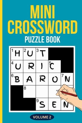 Mini Crossword Puzzle Book Volume 2 - Small Crossword Book with 100 Quick and Cl