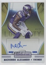 2016 Panini Rookies & Stars True Blue /49 Mackensie Alexander #RLS-MAL Auto 0r4