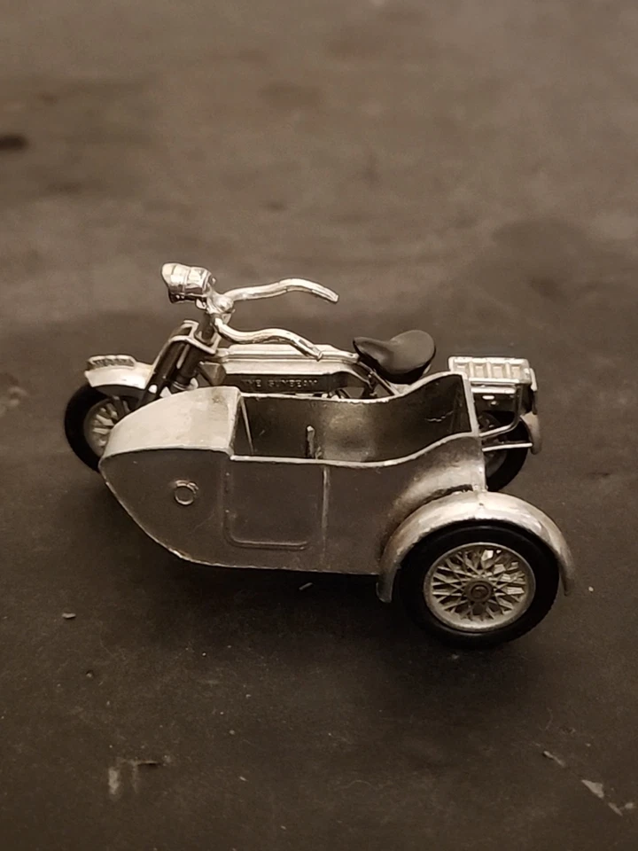 MOTO LESNEY MATCHBOX MODELOS DE ANTAÑO MOY 1914 SUNBEAM CON SIDECAR Foto 4 de 4