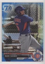 2017 Bowman Chrome Prospects Blue Refractor 70th Anniversary Mark Zagunis 6f7
