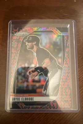 2025 Panini Prizm - Bryce Eldridge, Bryce Eldridge #37 Snake Skin Prizm (RC)