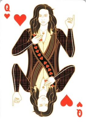Theory 11 Playing Cards DeadPool-Queen of Hearts Vanessa Carlysle