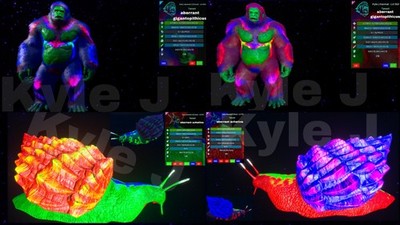 Ark Survival Ascended Official PVE Rainbow AbApe Baby Pairs+CloneOfEachAbSnail