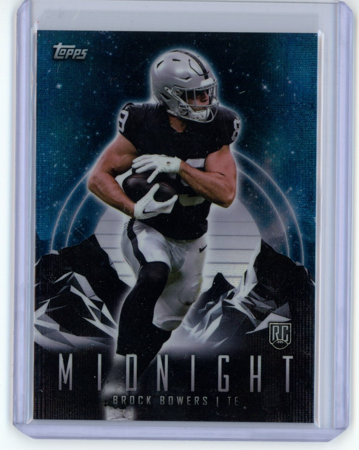 2024 Topps Midnight Rookie Moon Beam Brock Bowers #49