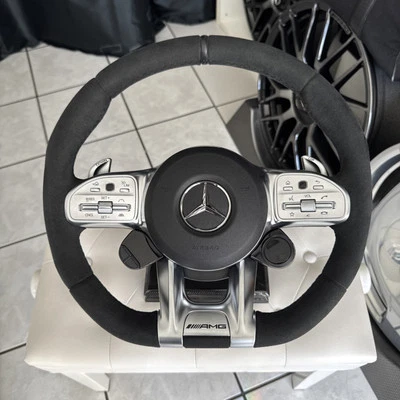Original AMG Sportlenkrad Lenkrad U88 AMG Driver Unit Voll Alcantara GTR GTS - Bild 1 von 4