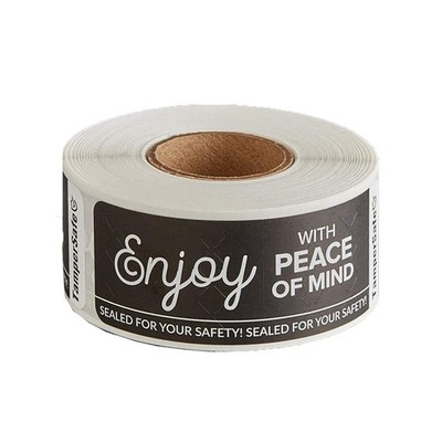 Tamper Proof Stickers Roll   Tamper Evident Stickers for Food Safety, Deliver...